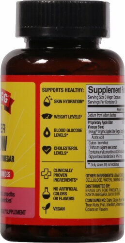 Bragg® Inner Glow Apple Cider Vinegar Phytoceramides Perspective: right
