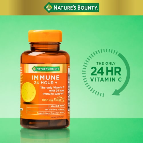 Nature's Bounty® Immune 24 Hour+ Dietary Supplement Softgels Perspective: right