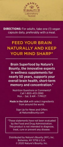 Nature's Bounty Brain Superfood Perspective: right