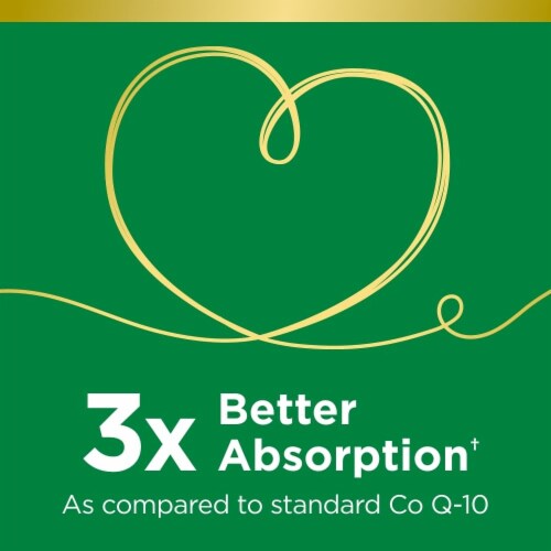 Nature’s Bounty Advanced Triple Absorb Co Q-10, Heart Health, Rapid Release Softgels Perspective: right