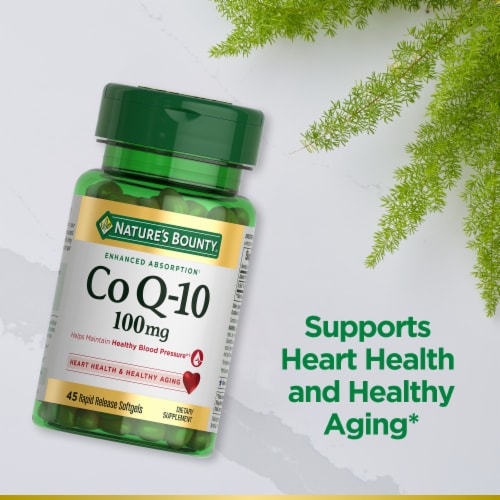 Nature's Bounty Co Q-10 Softgels 100mg Perspective: right