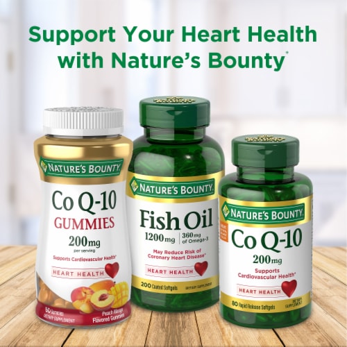 Nature's Bounty® Fish Oil Omega-3 Coated Softgels 1000mg Perspective: right