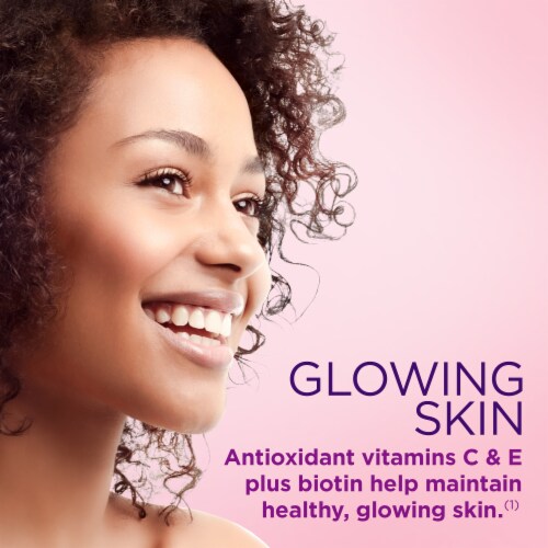 Nature's Bounty Optimal Solutions Advanced Hair, Skin and Nails Softgels, Biotin 5000 mcg Perspective: right