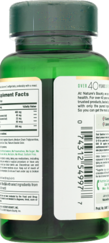 Nature's Bounty Dual Spectrum Co Q-10 with Krill Oil 600 mg Soft Softgels Perspective: right