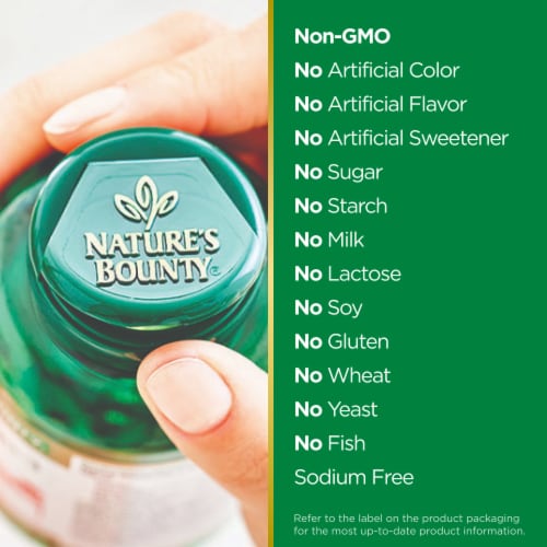 Nature's Bounty® Tumeric 538 mg Standardized Extract Capsules Perspective: right