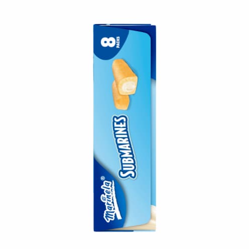 Marinela Submarines Vanilla Crème Filled Cakes Perspective: right