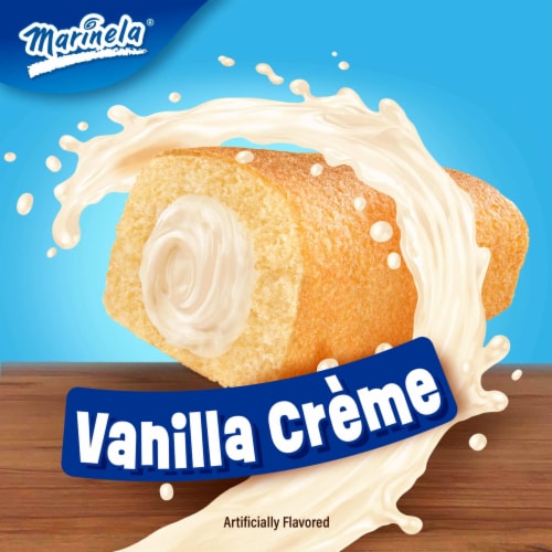 Marinela Submarines Vanilla Cream Filled Snack Cakes Perspective: right