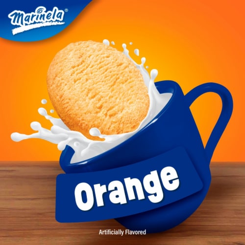 Marinela Polvorones Orange Shortbread Cookies Perspective: right