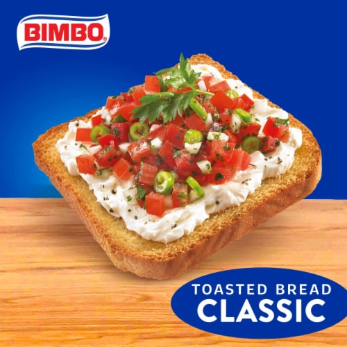 Bimbo Pan Tostado Classic Toasted Bread Perspective: right