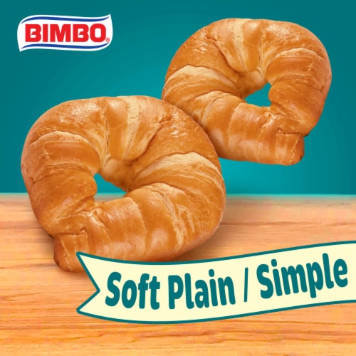 Bimbo Cuernitos Plain Croissants Perspective: right