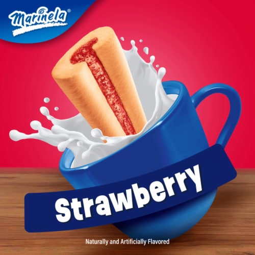 Marinela® Barritas® Fresa Strawberry Filled Cookies Perspective: right