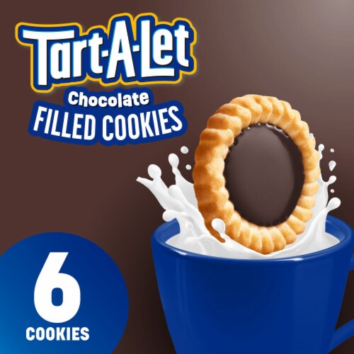 Marinela Tart-A-Let Chocolate Filled Cookies Perspective: right