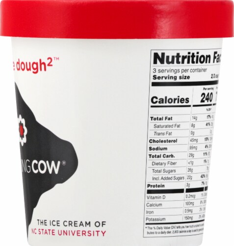 Howling Cow® Cookie Dough Ice Cream Perspective: right