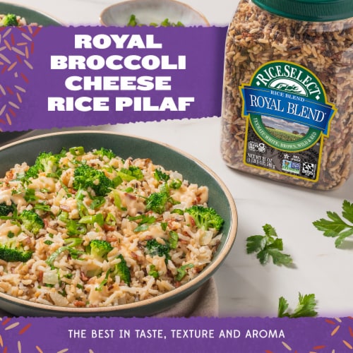 RiceSelect Royal Blend Texmati White Brown and Red Rice Perspective: right
