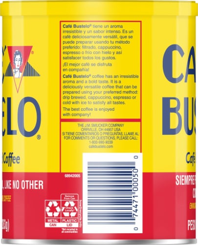 Cafe Bustelo® Espresso Dark Roast Ground Coffee Perspective: right