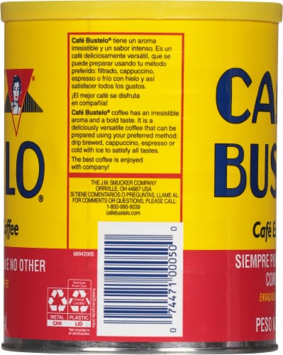 Cafe Bustelo Ground Espresso Coffee 10 oz Perspective: right