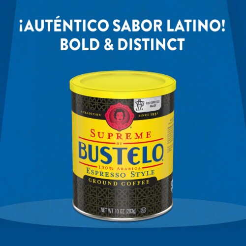 Supreme by Bustelo Espresso Style Ground Coffee, Medium Dark Roast Perspective: right