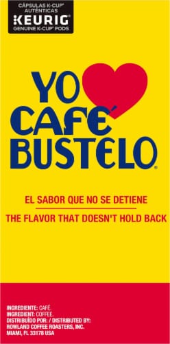 Café Bustelo® Espresso Style Dark Roast K-Cup Coffee Pods Perspective: right
