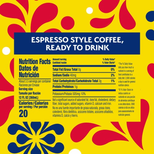Café Bustelo Unsweetened Espresso-Style Iced Coffee Perspective: right