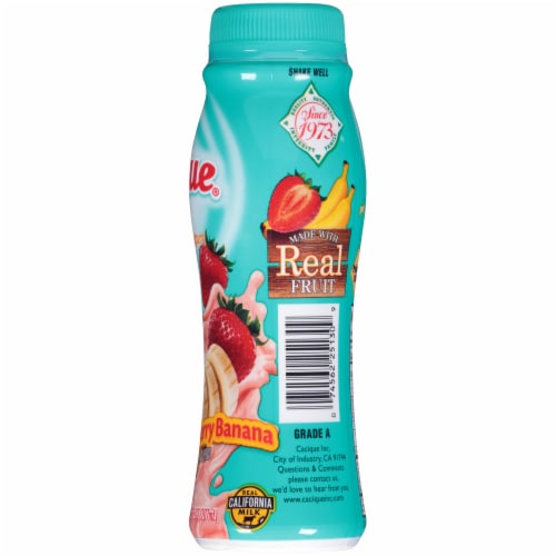 Cacique® Strawberry Banana Yogurt Smoothie Perspective: right