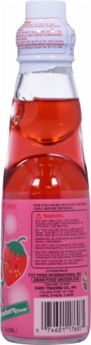 Yappari Ramune Strawberry Soda Perspective: right