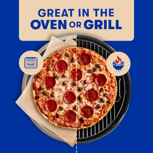 Jack's Meat Lover's Thin Crust Frozen Pizza Perspective: right