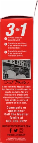Mueller Fitted Left Hand Wrist Brace Perspective: right
