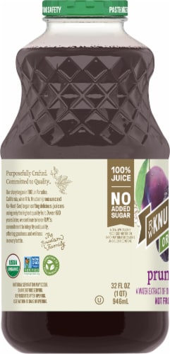 RW Knudsen Organic Just Prune Juice Perspective: right