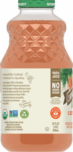 RW Knudsen Organic Carrot Ginger Turmeric Perspective: right