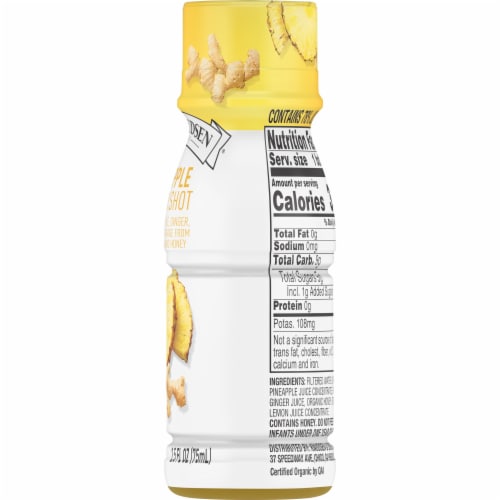 R.W. Knudsen Organic Pineapple Ginger Shot Perspective: right