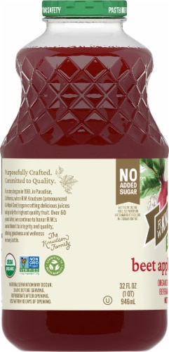 Knudsen Organic Beet Apple Ginger Juice Perspective: right