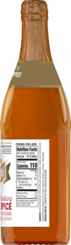 R.W. Knudsen Sparkling Cider & Spice Juice Perspective: right