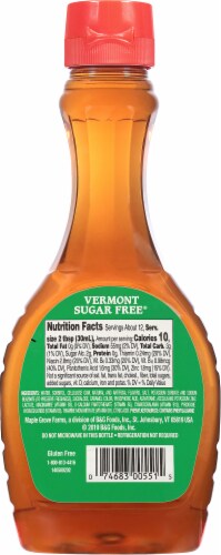 Vermont Sugar Free Low Calorie Syrup, Fortified with Vitamins Perspective: right