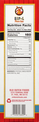 Old Dutch® Gluten Free Rip-L Potato Chips Twin Pack Perspective: right