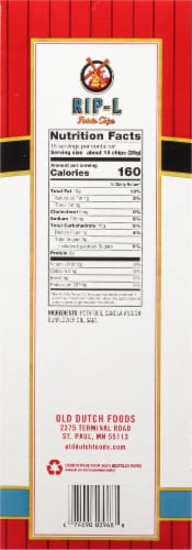 Old Dutch Super Size Rip-L Potato Chips Perspective: right