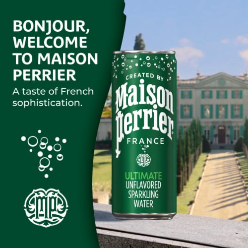 Maison Perrier Ultimate Sparkling Water Cans Perspective: right