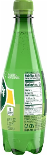 Perrier Lime Flavored Sparkling Water Perspective: right