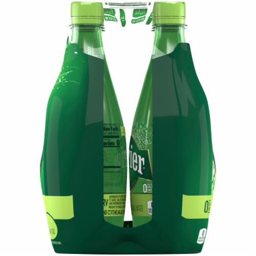 Perrier® Lime Flavored Sparkling Bottled Water Perspective: right