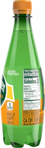Perrier® L'Orange Flavored Carbonated Mineral Water Perspective: right