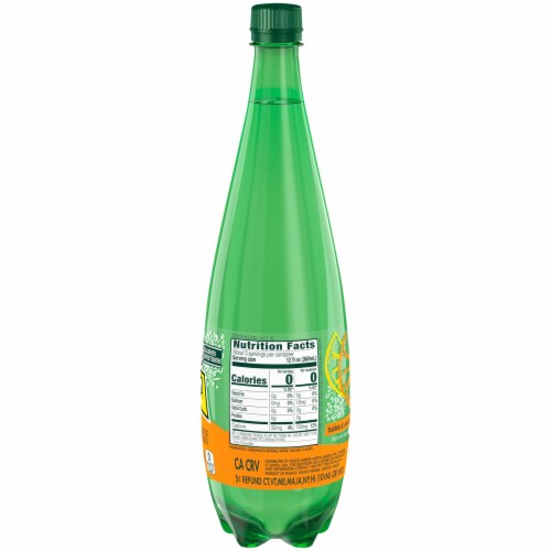 Perrier L'Orange Sparkling Natural Mineral Water Perspective: right