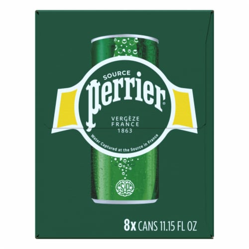 Perrier® Sparkling Water Cans Perspective: right
