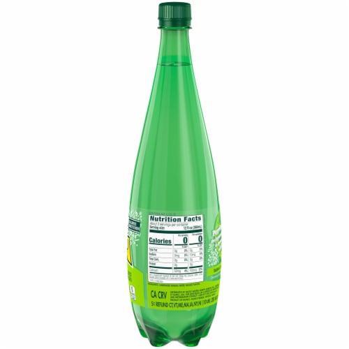 Perrier Lime Flavored Sparkling Water Perspective: right