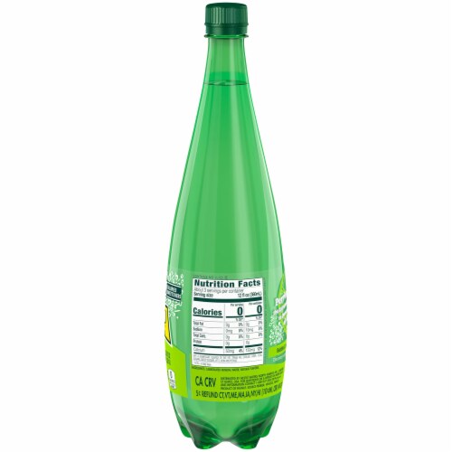 Perrier Lime Flavored Sparkling Water Perspective: right