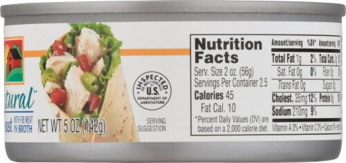 Valley Fresh 100% Natural Canned Chicken Breast Perspective: right