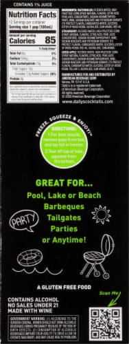 Daily's Poptails Alcohol Infused Variety Pack Pops Perspective: right