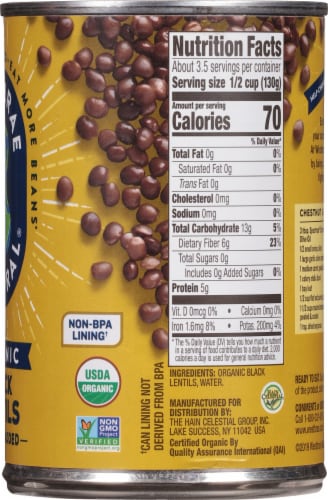 Westbrae Natural® Organic Black Lentils Perspective: right