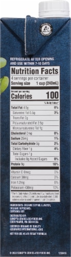 West Life Organic Unsweetened Plain Soymilk Perspective: right