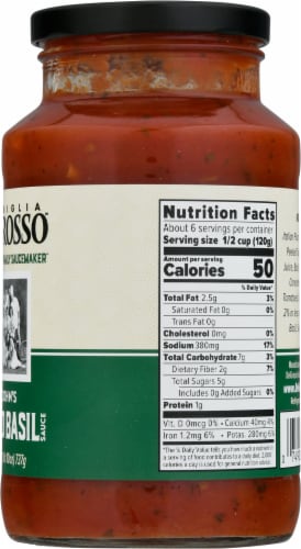 La Famiglia DelGrosso™ Chef John's Tomato Basil Pasta Sauce Perspective: right