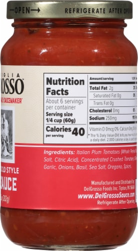 La Famiglia DelGrosso™ Pappy Fred's Old Style Pizza Sauce Perspective: right