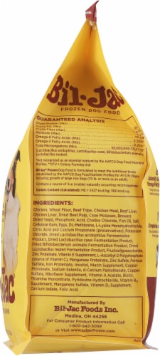 Bil-Jac® Super Premium Frozen Dog Food Perspective: right